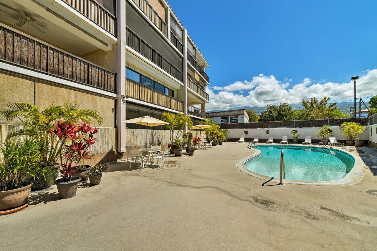 Downtown Air Conditioned Condo Walk To Beaches Kailua-Kona Exterior foto